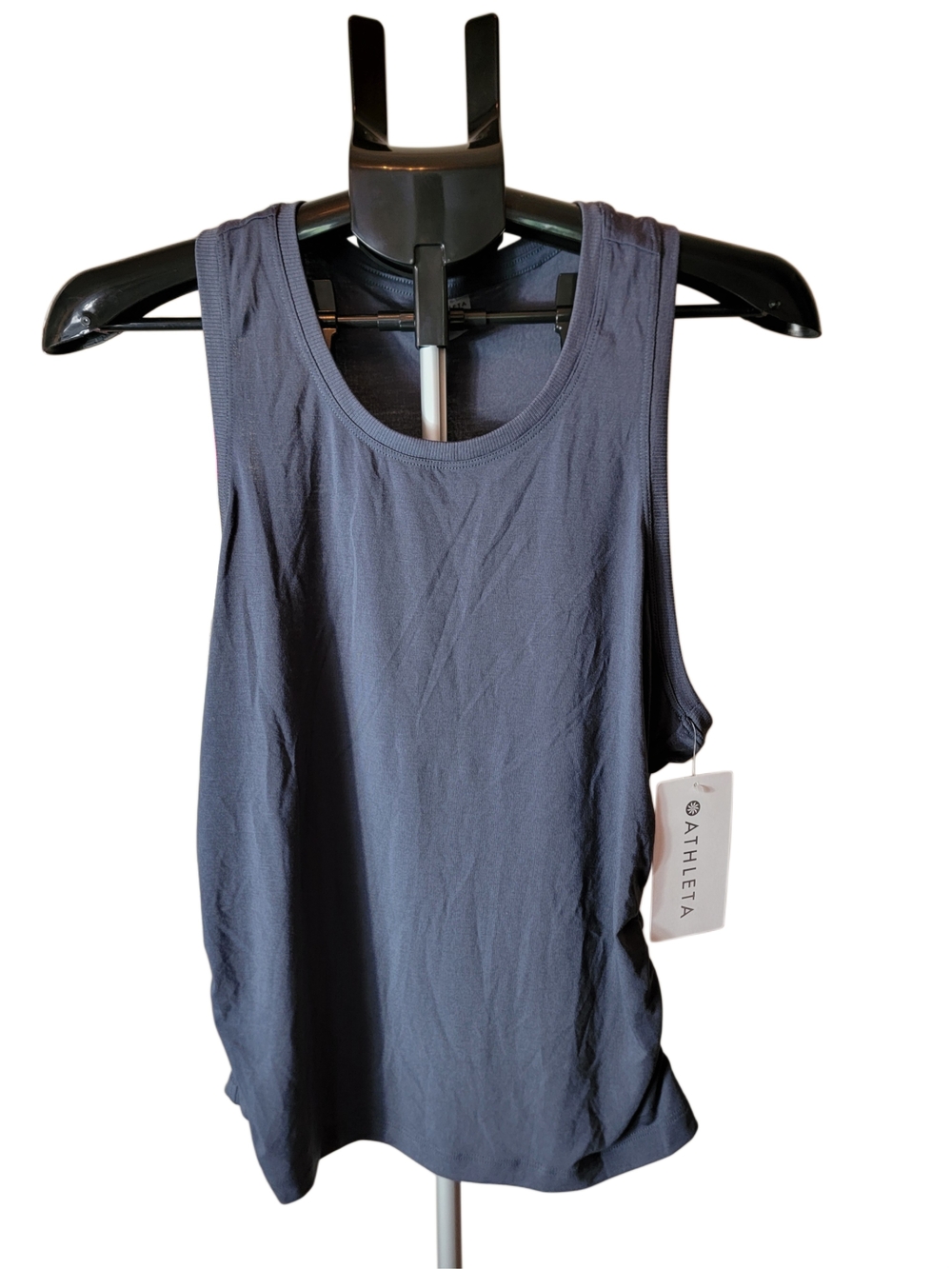 Athleta With Ease Cinch Tank - Charcoal Grey - BNWT - Size XL
